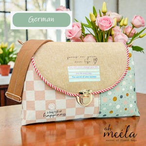 ohNanni Mini-Midi-Big German * Bag - Combo eBook Crossbody Bag in 3 Sizes * PDF Sewing Pattern German