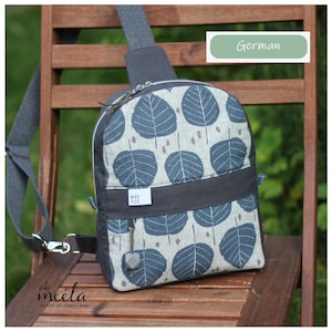 ohBecci Mini german * Tasche - eBook Rucksack - Slingbag * pdf Schnittmuster deutsch
