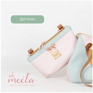 ohJerri Mini-Midi-Big German * Bag - eBook Additional Pouch - Cosmetics - Belly Bag * 3 Sizes * PDF Sewing Pattern German