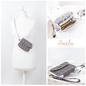 ohWalli Mini * Tasche - eBook Portemonnaie - Geldbörse - Clutch - Crossbodybag * pdf Schnittmuster deutsch