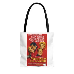 Lana Turner, draagtas van Ginger Rogers Film 'Weekend At The Waldorf'