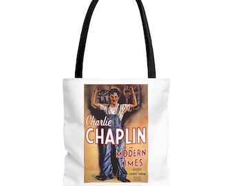 Charlie Chaplin Film "Modern Times" Tote Bag