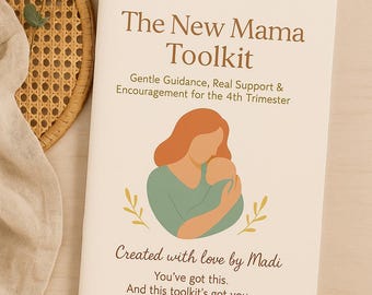 Postpartum Guide for New Parents | Affirmations, Baby Tips & Self-Care | Digital Download