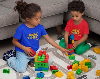 New York Kids Tee: Fun NYC Graphic T-Shirt, Youth Apparel