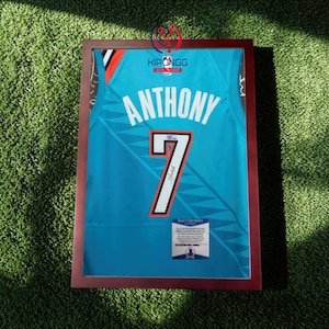 Anthony #7 Oklahoma City Thunder Signed Jersey - With/Without Frame – Beckett Sticker, QR Code, COA - New Arrival (Read Descr)