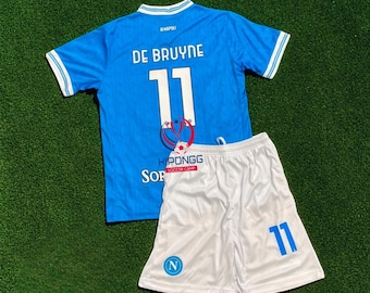 K de Bruyne #11 Napoli Home Soccer Kit