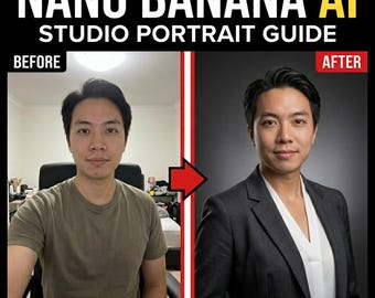 How to Turn Your Photo into a Studio Portrait with Nano Banana AI – Guide with 60 Examples for Personal Branding