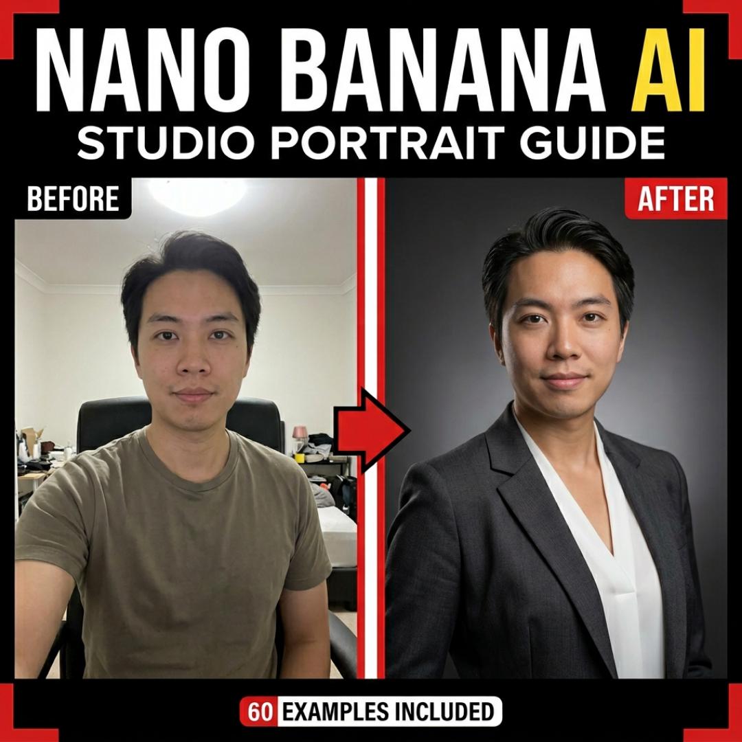 Studio Picture Example How to Turn Your Photo Into a Studio Portrait With Nano Banana AI ...