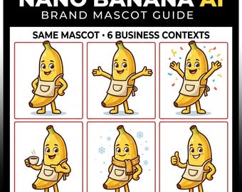 How to Create a Brand Mascot with Nano Banana AI – Guide with 40 Examples for Small Business & Startups