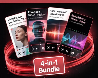 AI Content Creator Bundle – 4 Video Guides with 120+ Examples for Creators