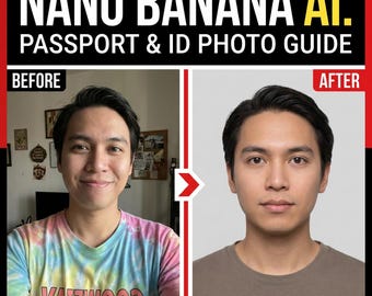 How to Create Passport & ID Photos with Nano Banana AI – Guide with 30 Examples for IDs, Badges + Official Use