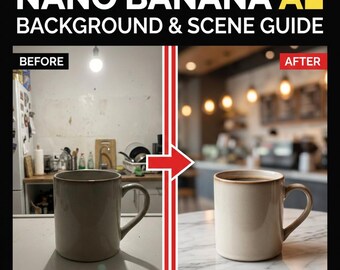 How to Remove Backgrounds & Replace Scenes with Nano Banana AI – Guide with 50 Examples for Product Photos