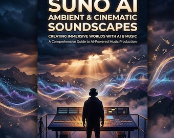 Ambient & Cinematic Prompts for Suno AI – 120 Film Score Meditation Sleep Soundscape Prompts