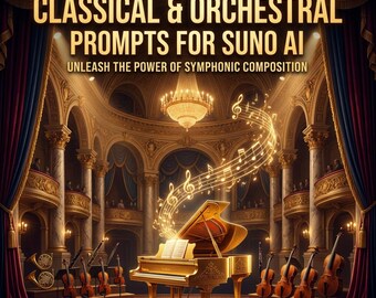 Classical & Orchestral Prompts for Suno AI – 120 Cinematic Symphony Piano Film Score Prompts