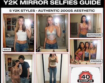 How to Make 2000s Y2K Mirror Selfies with Nano Banana AI – Guide with 40 Examples