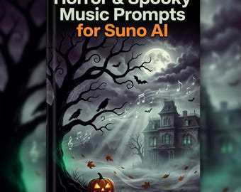 Horror & Spooky Music Prompts for Suno AI – 80 Dark Creepy Halloween Soundtrack Prompts