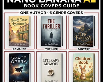 How to Design Book Covers with Nano Banana AI – Guide with 50 Examples for KDP Authors