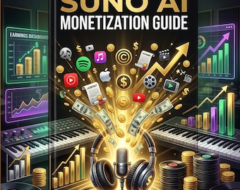 Suno AI Monetization Guide – How to Make Money with AI Music Creation E-Book