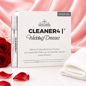 CLEANER4 Wedding Dresses das Notfallreiniger- Set für Ihr Brautkleid.