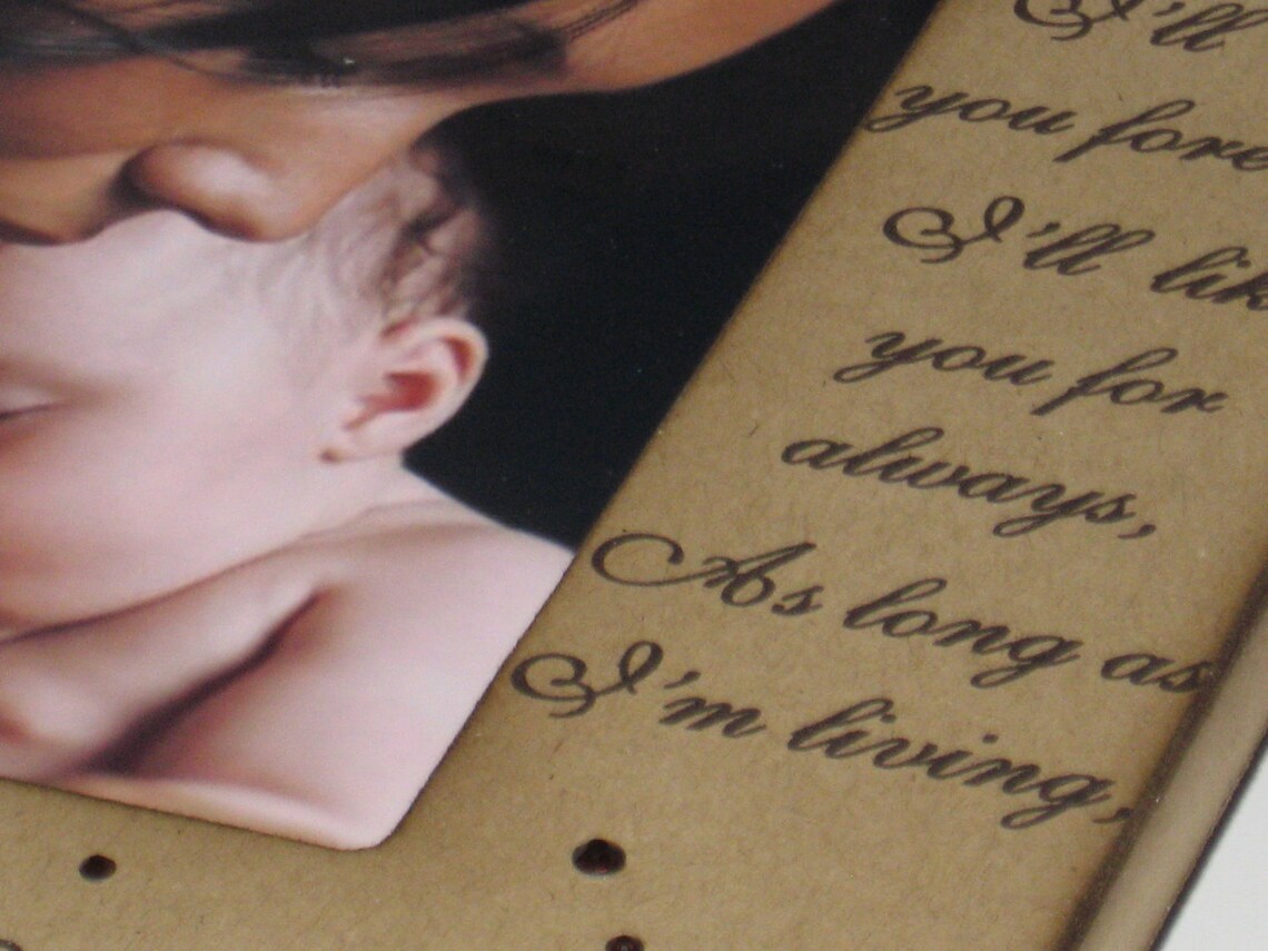 Keepsake Photo Frame I'll Love You Forever for Child Etsy