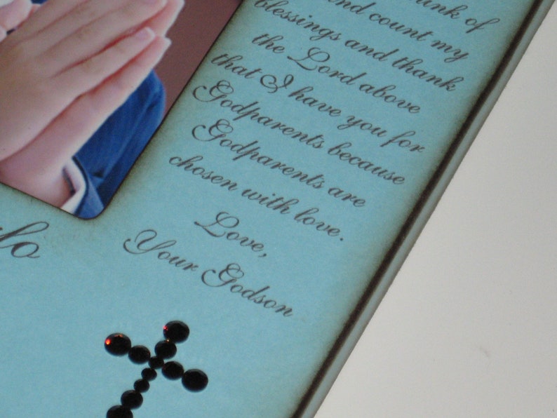 Holy First Communion Gift for Godparents Personalized Photo Etsy