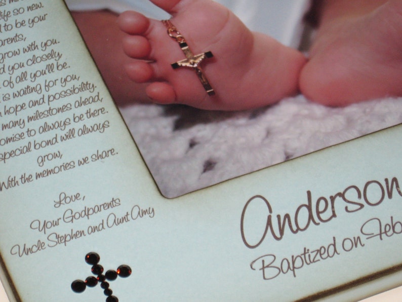 Personalized Baptism Christening Gift For Godchild / Godson / Etsy