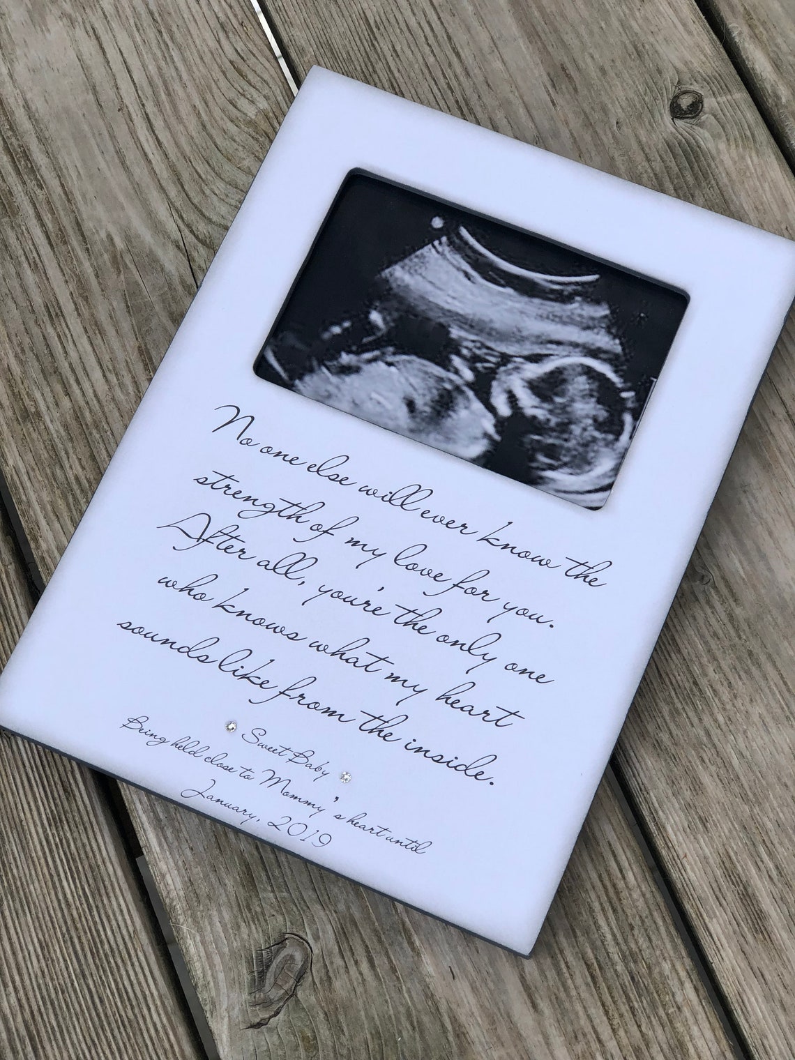 Personalized New Baby Ultrasound Picture Frame Gift for Etsy