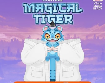 Zauberhafter Tiger | VTube Studio Objekt