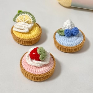 Crochet French Pastry Patterns PDF, Beginner Friendly, Easy Crochet, Amigurumi Dessert Set, Cute Food Plush, Fun Gift Idea, Digital Download