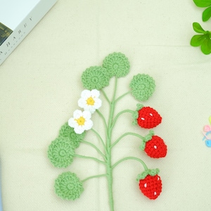 Easy Crochet Strawberry Pattern, Amigurumi Strawberry Pattern, Adorable Fruit Decor, Kawaii Handmade, Gift Ideas, PDF Digital Download