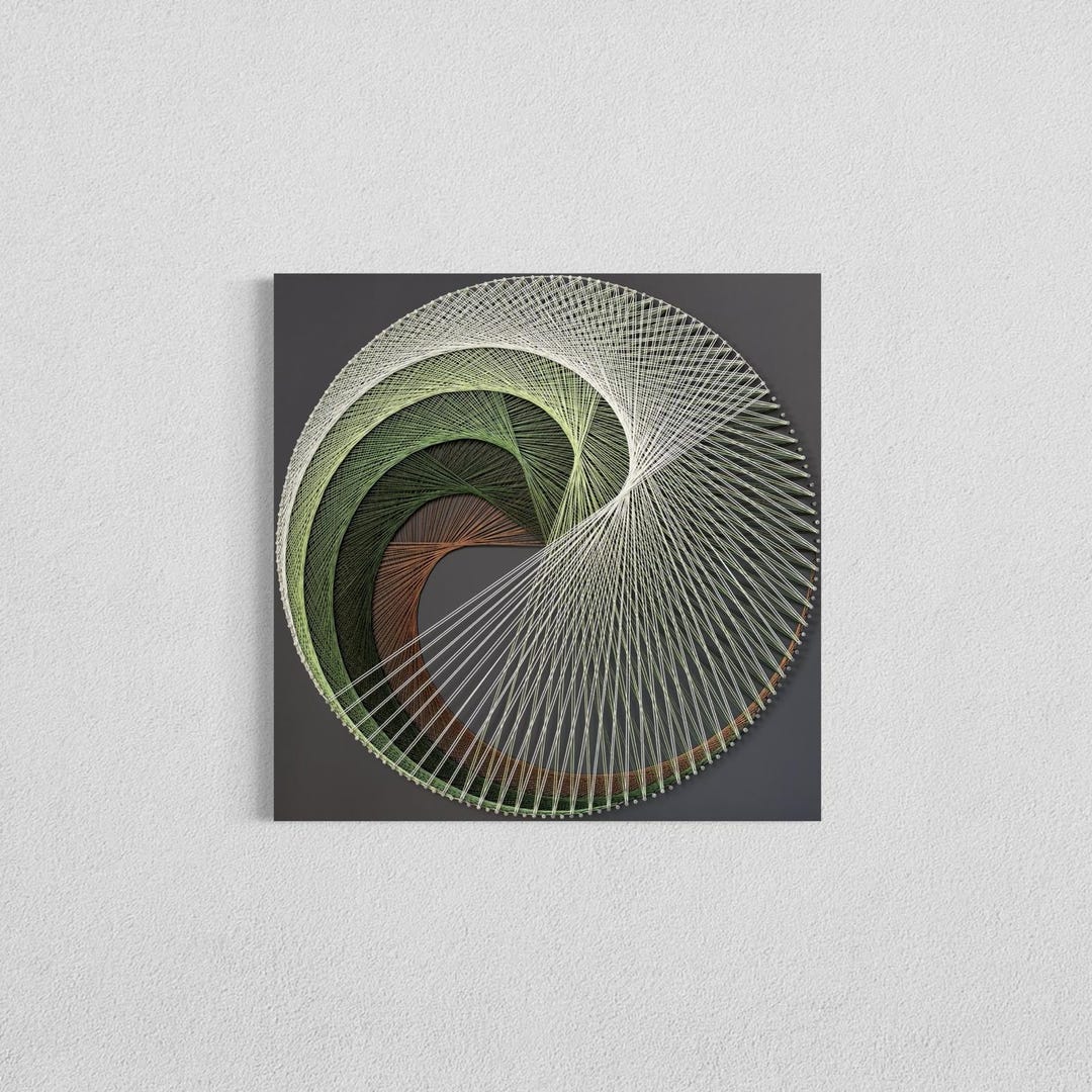 TERRA - Handmade String Art - Modern Wall Decor for Living Spaces ...