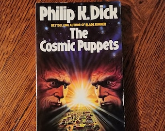 Philip K. Dick Book The Cosmic Puppets Grafton Books 1986 Copyright 1957 PKD Paperback Rare Book Hard to Find