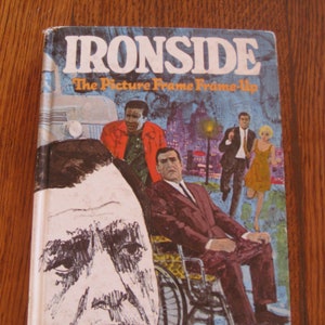 Ironside 1960s TV Tie In Book The Picture Frame Frame-Up Whitman Book by William Johnston Excellent Condition