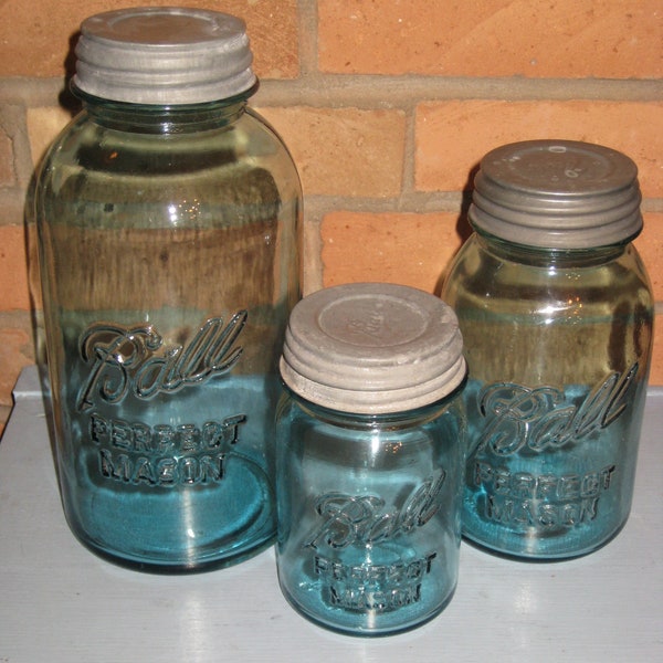 Mason Jar Canister Set Etsy