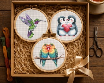 62 Modern Cross Stitch Patterns Bundle for Beginners, Mini Cross Stitch Patterns Set, Funny Cross Stitch Pattern