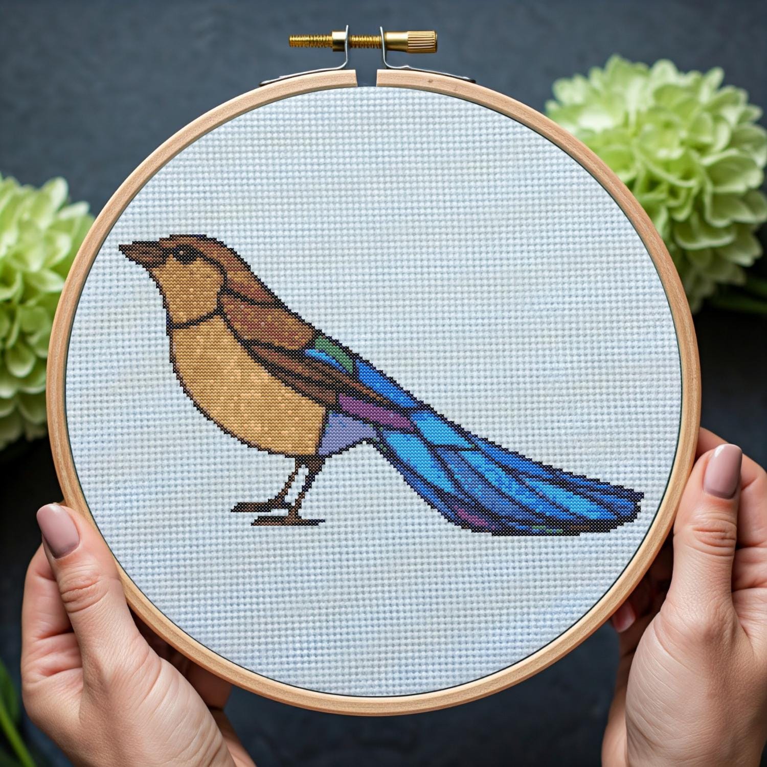 ステッチキット クロス ステッチ 鳥 キット 刺繍 クロスステッチ 鳥 の