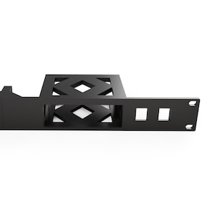 19&quot; Unifi Express (UX) & Unifi Gateway Lite (UXG) Rack Mount w/2 Keystones (Modular)