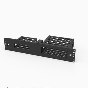 Custom - Hitron CODA56 + Home Assistant Green 19" Rack Mount - 2U with 1 Keystone (Modular)