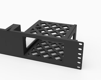 19" Minisforum UM890 Pro Mini PC Rack Mount - 2U (Modular)