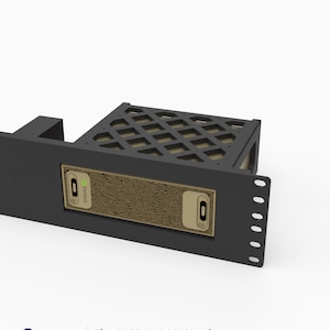 Suporte para placa de vídeo NVIDIA DGX Spark de 19" - 2U (Modular)
