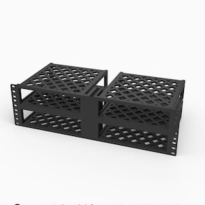 19" Minisforum MS-01 & MS-A2 4-Bay Rack Mount - 3U