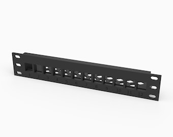 10"Rack Patch Panel - 12 Keystone