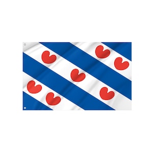 Frisian Flag - Durable UV Protected Polyester | Indoor Outdoor Use | Made in Europe | Free Fast Shipping