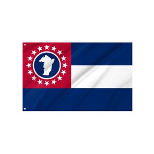 Crayham County, Tennessee Flagge - strapazierfähiges UV-geschütztes Polyester | Verwendung im Innen- und Außenbereich | Hergestellt in Europa | Kostenloser schneller Versand