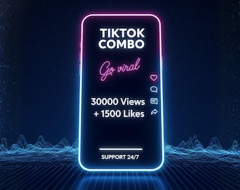 TikTok 30000 views 1500 Likes | 100% Safe| Boost Your TikTok Videos Instantly