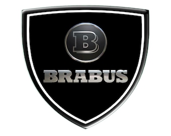 Brabus Car Emblem Sticker: Weatherproof Silicone Logo Badge