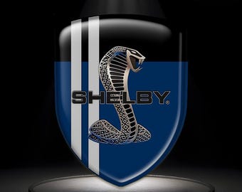 Shelby Cobra Emblem Sticker: Weatherproof Car Logo Badge