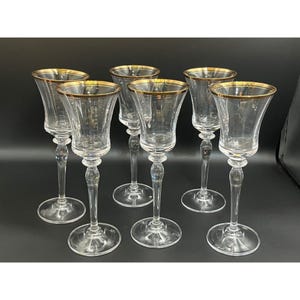 Mikasa Jamestown Gold Stemware - Etsy