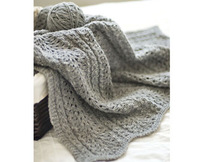 Shale Baby Blanket Knitting Pattern Etsy