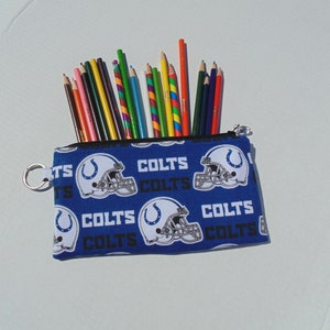 Indianapolis Colts Pencil Case: Zippered Gadget Pouch